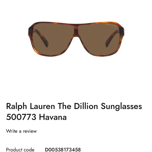 Ralph Lauren Brown Sunglasses - Picture 1 of 3